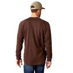 Ariat Men's Rebar Cotton Strong Graphic T-Shirt in Coffee Bean