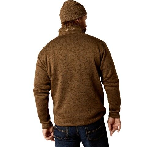 Ariat Men's Caldwell Logo 1/4 Zip Sweater