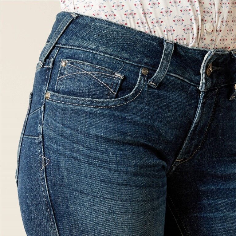 Ariat Women's Mid Rise Ariana Bootcut Jean in Athena