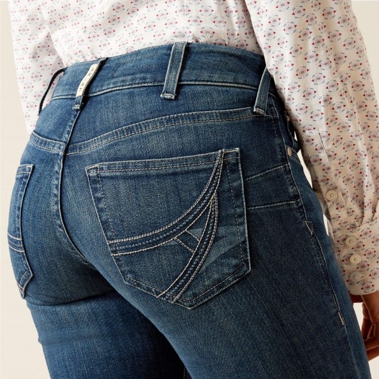 Ariat Women's Mid Rise Ariana Bootcut Jean in Athena