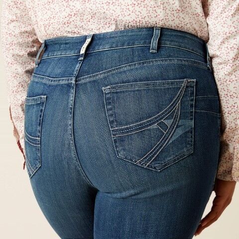 Ariat Women's Mid Rise Ariana Bootcut Jean in Athena