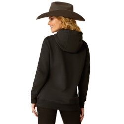 Ariat Women's Steer Stitch Hoodie in Black