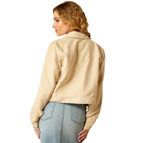 Ariat Women's Rodeo Cropped Jacket in Oyster Grey