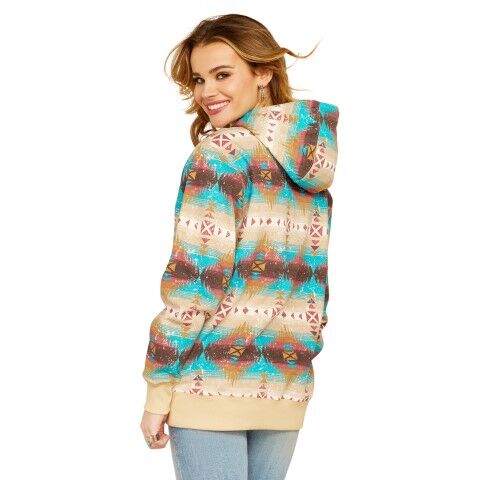 Ariat Women's Lunas Hoodie in Serrano Southwest Print