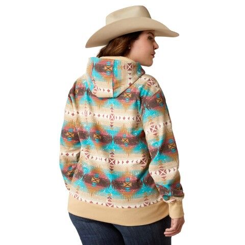 Ariat Women's Lunas Hoodie in Serrano Southwest Print