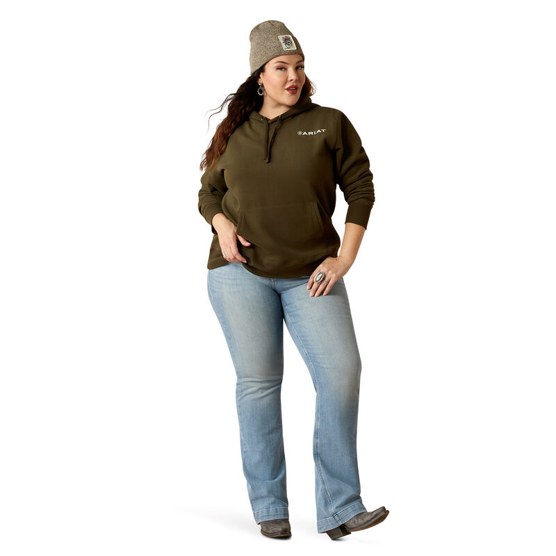 Ariat Women's Stamp Hoodie in Relic