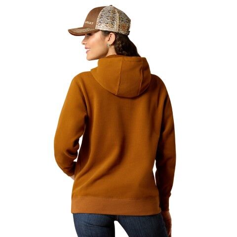 Ariat Women's Horizon Hoodie in Chestnut Horse