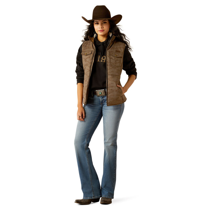 Ariat Women's Grizzly Quilted Vest in Banyan Bark