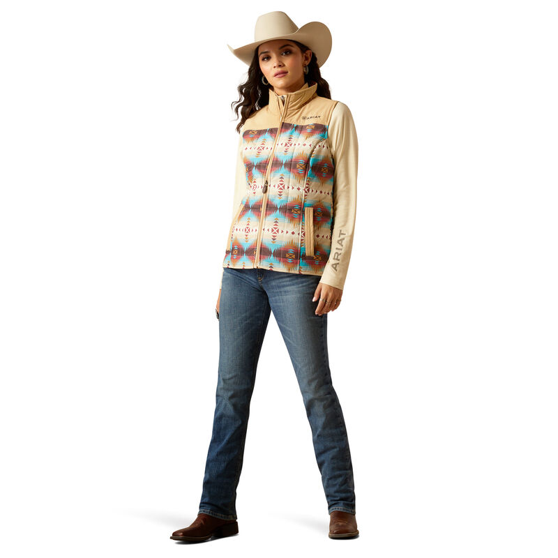 Ariat Women's Crius Insulated Vest in Serrano Southwest Print