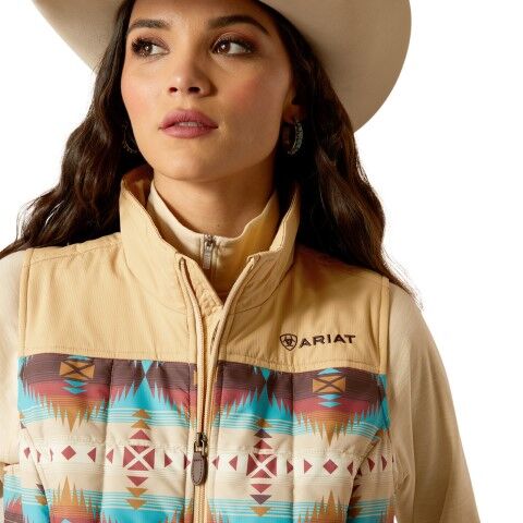 Ariat Women's Crius Insulated Vest in Serrano Southwest Print