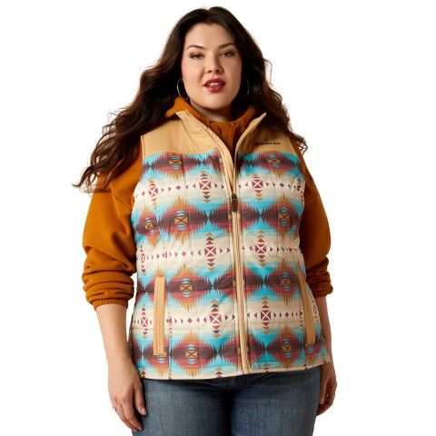 Ariat Women's Crius Insulated Vest in Serrano Southwest Print