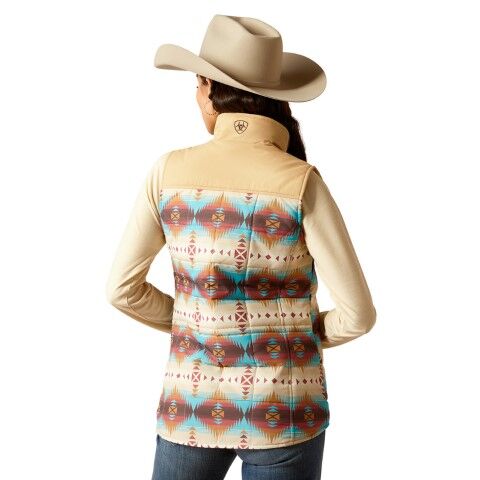 Ariat Women's Crius Insulated Vest in Serrano Southwest Print