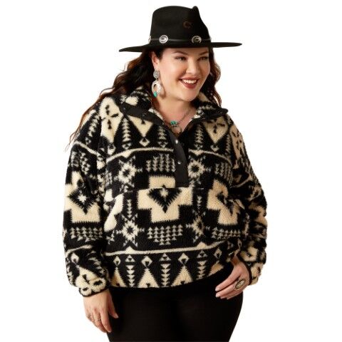 Ariat Women's Berber Snap Front Sweatshirt