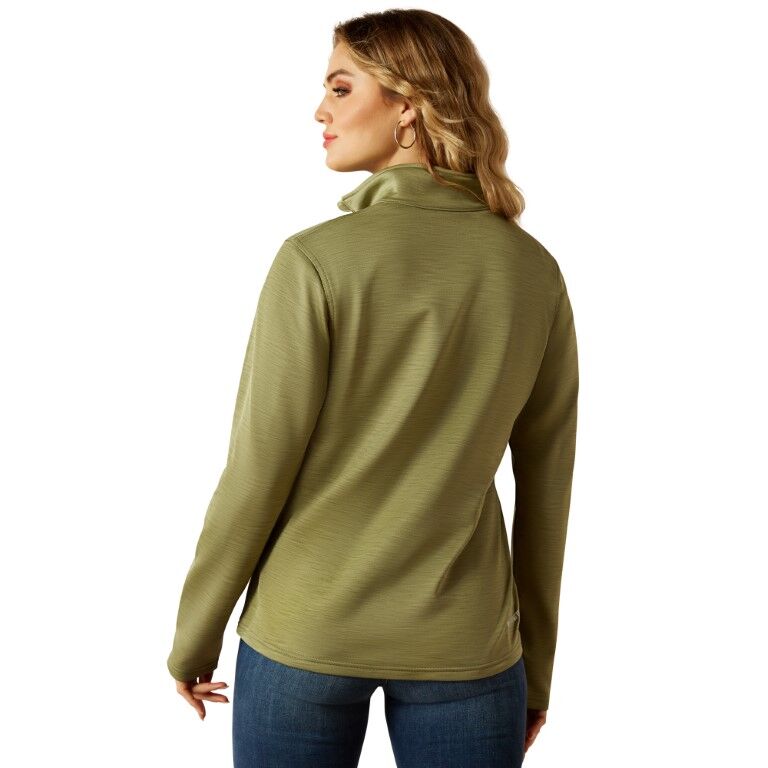 Ariat Women's Ariat Tek 1/2 Zip Sweatshirt in Sage Heather