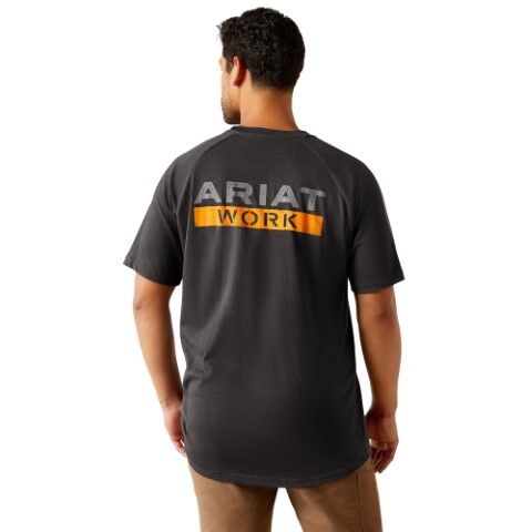 Ariat Men's Rebar Cotton Strong Logo T-Shirt