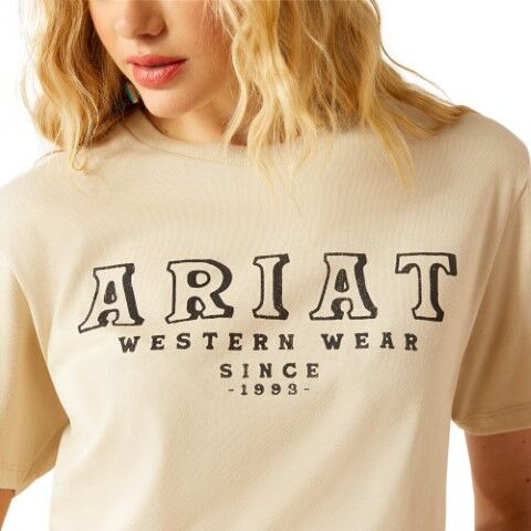 Ariat Women's Ariat Western Wear T-Shirt in Natural