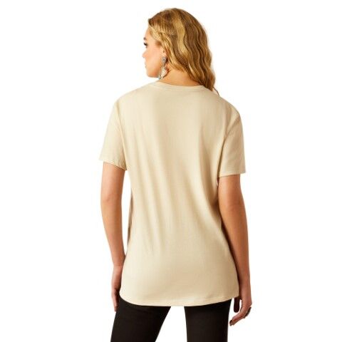 Ariat Women's Ariat Western Wear T-Shirt in Natural