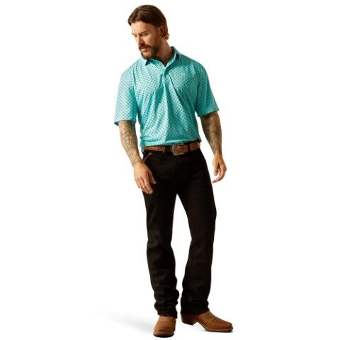 Ariat Men's All Over Print Polo