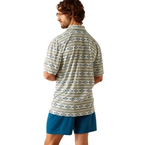 Ariat Men's All Over Print Polo