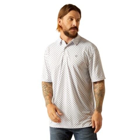 Ariat Men's All Over Print Polo