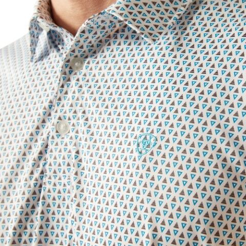 Ariat Men's All Over Print Polo
