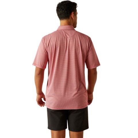 Ariat Men's All Over Print Polo