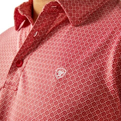 Ariat Men's All Over Print Polo