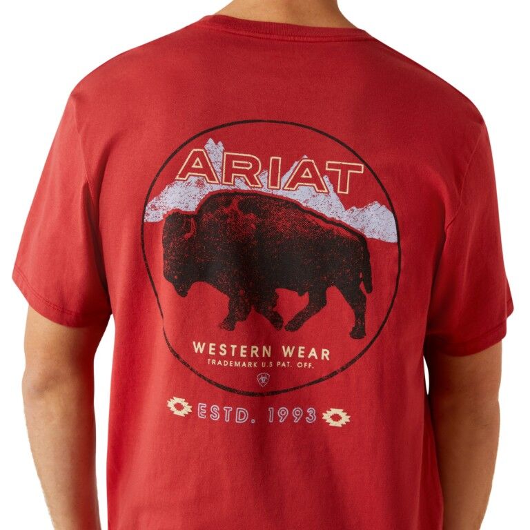 Ariat Men's Ariat Patriot Buffalo Coin T-Shirt