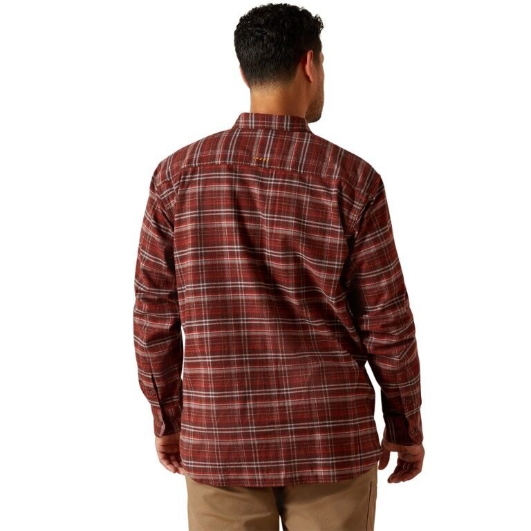 Ariat Men's Rebel Flannel DuraStretch Long Sleeve Work Shirt