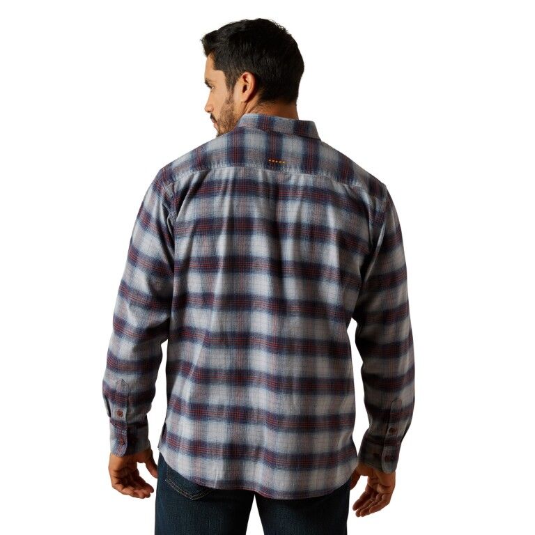 Ariat Men's Rebel Flannel DuraStretch Long Sleeve Work Shirt