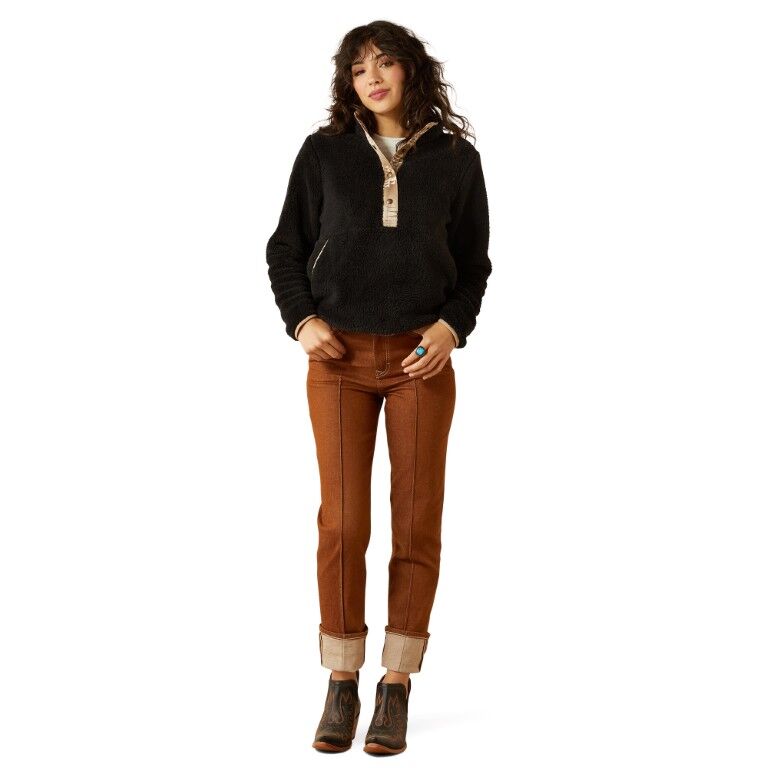 Ariat Women's Berber Snap Front Sweatshirt