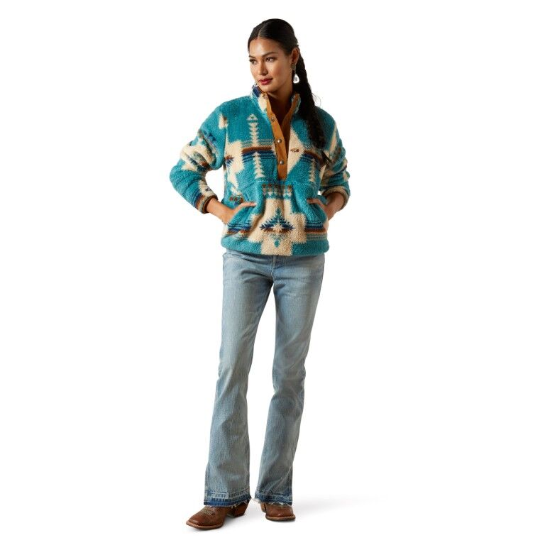 Ariat Women's Berber Snap Front Sweatshirt