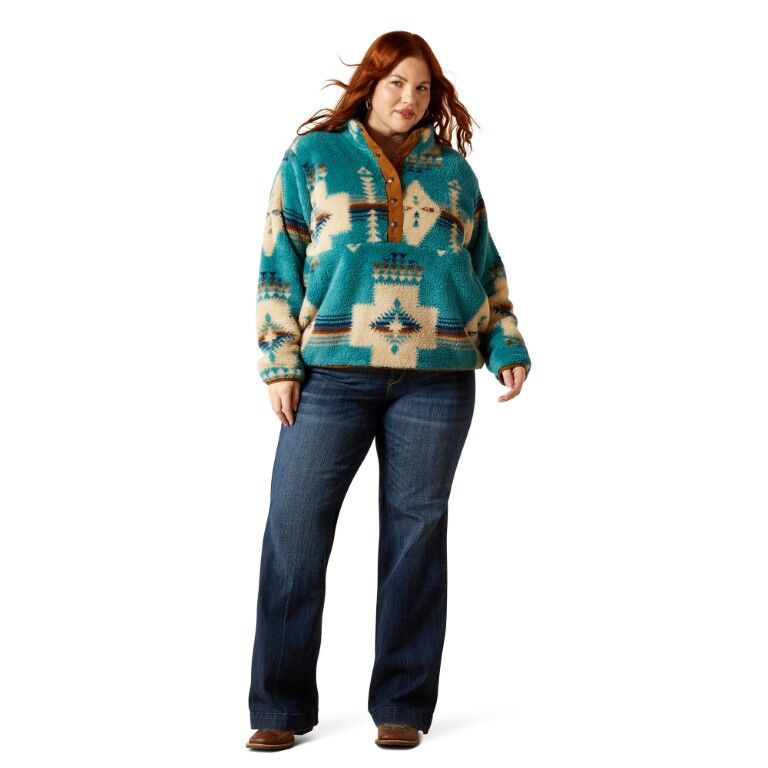 Ariat Women's Berber Snap Front Sweatshirt