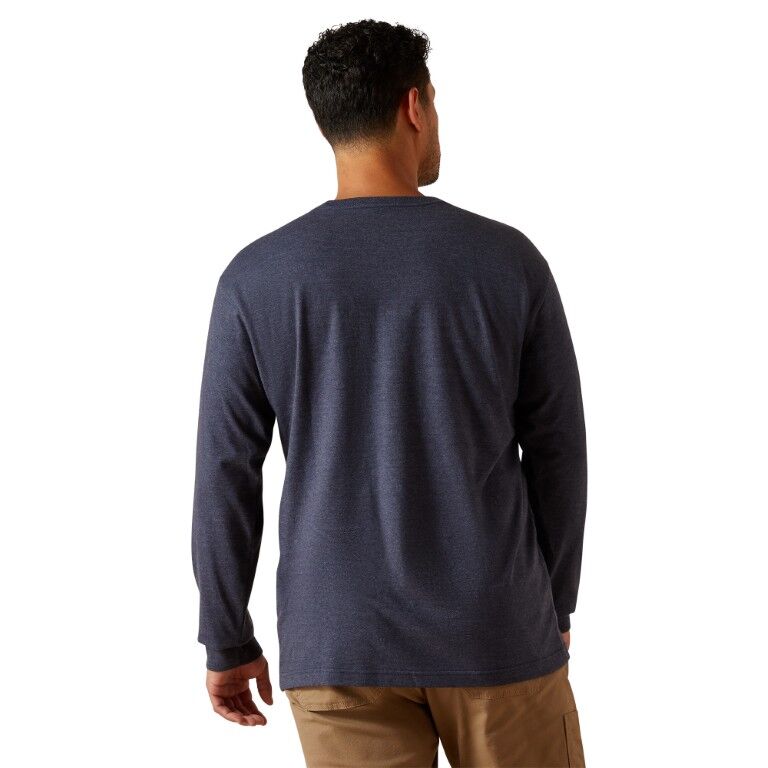 Ariat Men's Rebar Cotton Strong Standard Logo Pocket T-Shirt