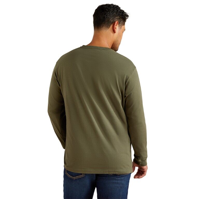 Ariat Men's Rebar Cotton Strong Standard Logo Pocket T-Shirt