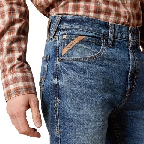Ariat Men's M7 Slim Rebel High Rise Straight Leg Jean