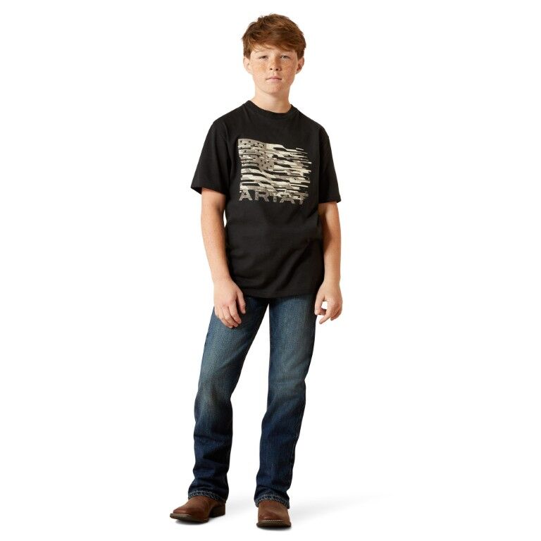 Ariat Boy's Ariat Freedom Flag T-Shirt