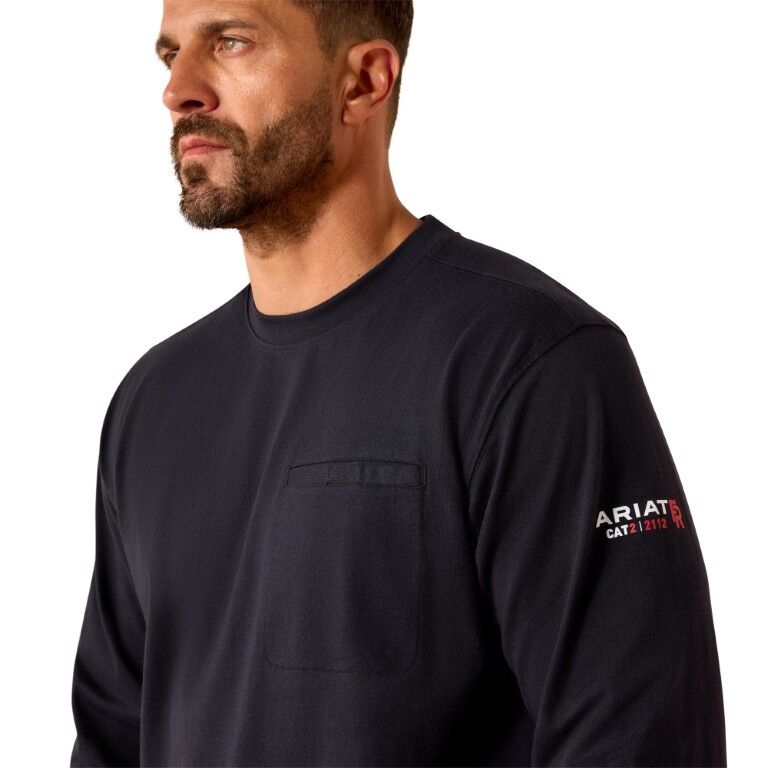 Ariat Men's FR Air Skull Long Sleeve T-Shirt