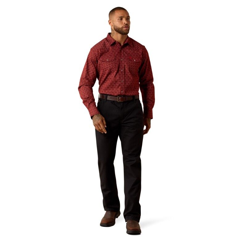 Ariat Men's FR Clemente Retro Fit Snap Long Sleeve Work Shirt