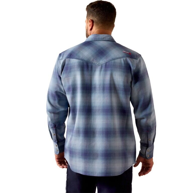Ariat Men's FR Ryan Retro Fit Snap Long Sleeve Work Shirt