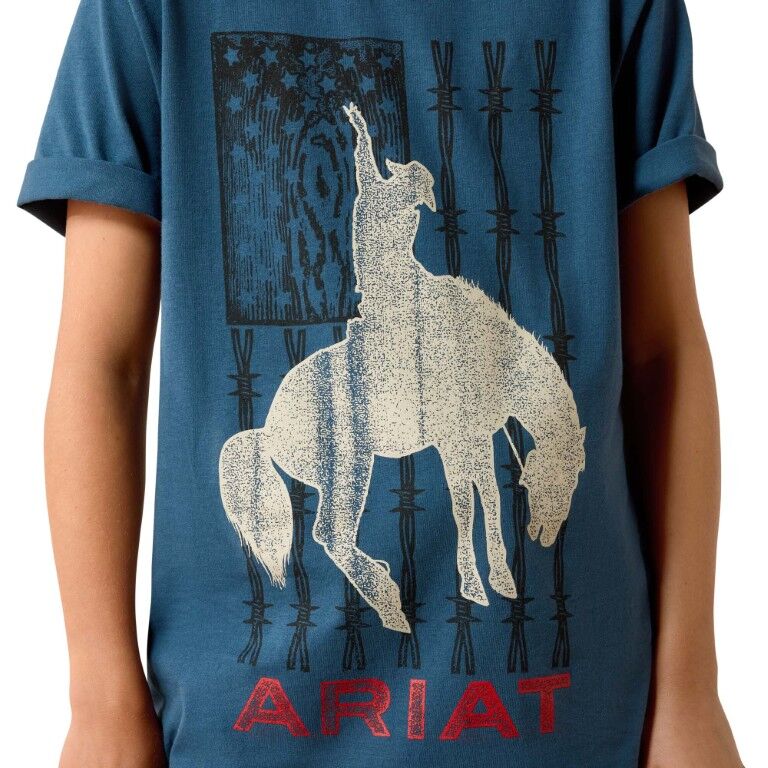 Ariat Boy's Ariat Flag Bronco T-Shirt
