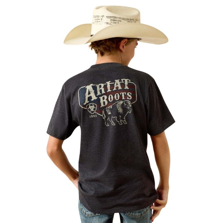 Ariat Boy's Ariat American Bison T-Shirt