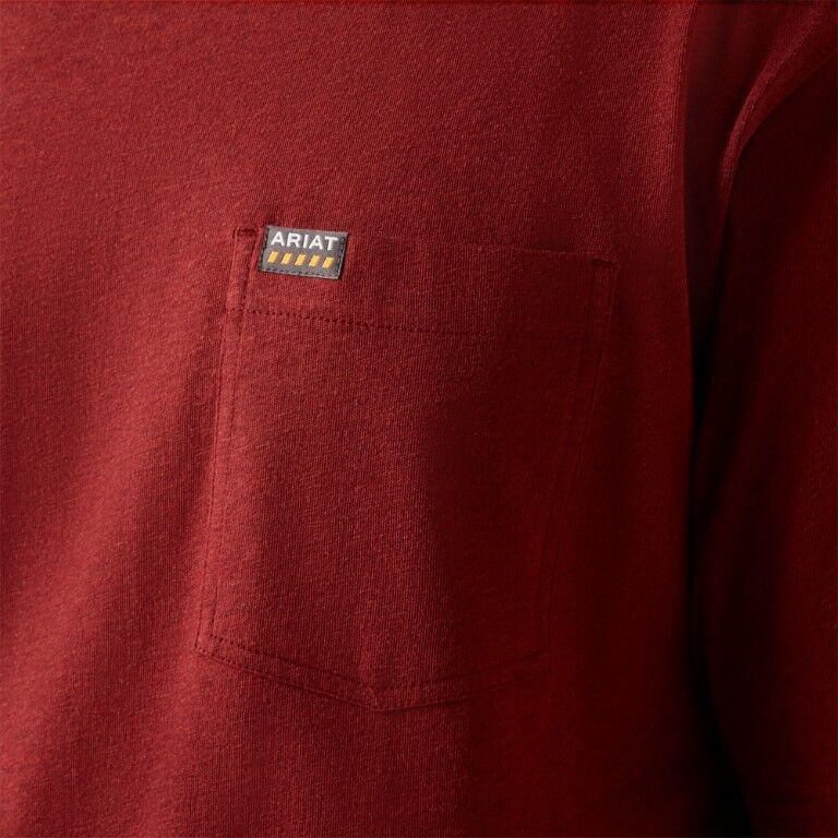 Ariat Men's Cotton Strong Standard Pocket Short Sleeve T-Shirt