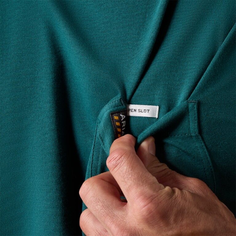 Ariat Men's Cotton Strong Standard Pocket Short Sleeve T-Shirt