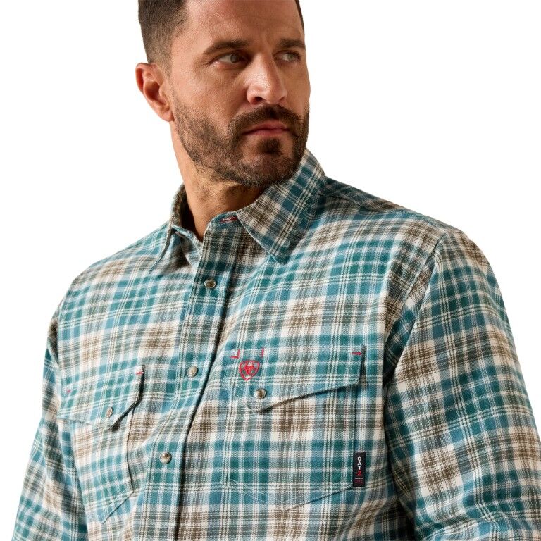 Ariat Men's FR Cobb Snap Long Sleeve Work Shirt