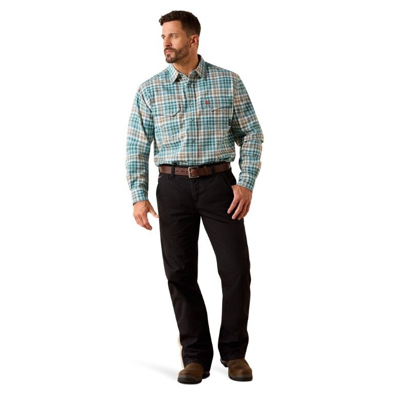 Ariat Men's FR Cobb Snap Long Sleeve Work Shirt