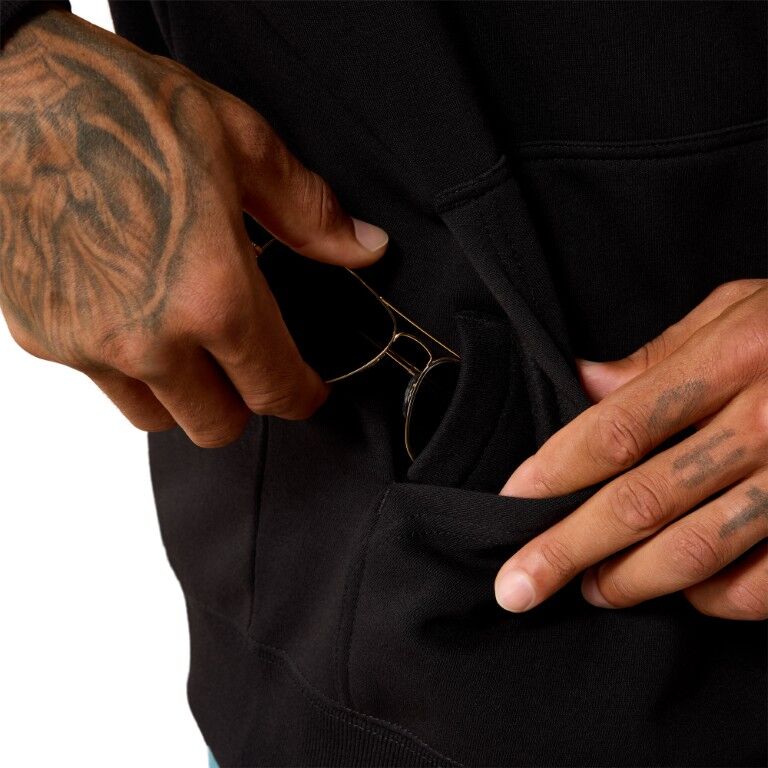 Ariat Men's Lightweight Label Full Zip Hoodie