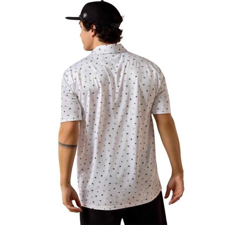 Ariat Men's All Over Print Polo