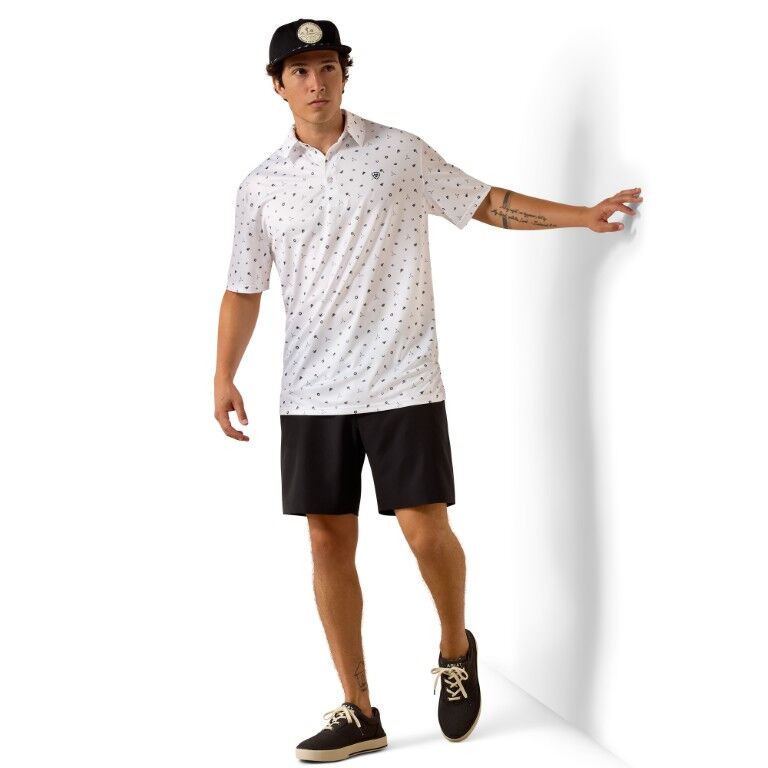 Ariat Men's All Over Print Polo