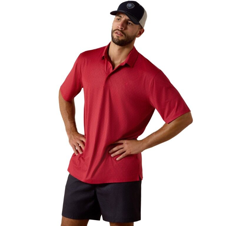 Ariat Men's Printed 360 Airflow Polo